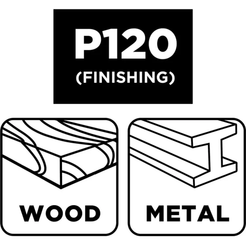 GRAPHITE Csiszolóvászon tekercs 2,5mx115mm, P150 (58T444)