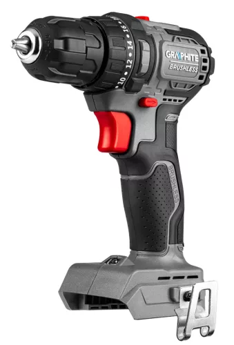 GRAPHITE Akkus szénkefementes fúró, csavarozó, Energy+, 18V, Kompakt méret, 10mm-es tokmány, akku nélkül! (58ge139)