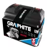 GRAPHITE SZALAGCSISZOLÓ 800W, 75x457mm, kofferben (59G394)