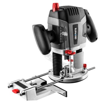   GRAPHITE Felsőmaró 1300W, 8-12mm, 11000-28000 min-1 (59G717)