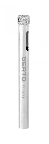 VERTO Gyémánt fúrókészlet 8db 5-12mm fúrószár, fúrószár vezető (60H840)