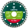 VERTO Gyémánt vágókorong 115mm TURBO (61H2T1)