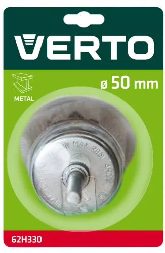 VERTO DRÓTKORONG FAZÉKKEFE HULLÁMOS 50MM CSAPOS (62H330)