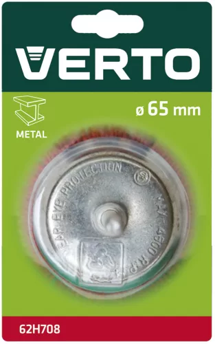 VERTO DRÓTKORONG FAZÉKKEFE 65MM CSAPOS (62H708)