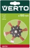 VERTO DRÓTKORONG KÖRKEFE 100MM CSAPOS (62H720)