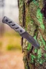 NEO Túlélő kés, full-tang, 16.5 cm, rozsdamentes acél, gumírozott markolat, penge: 9.4cm (63-106)