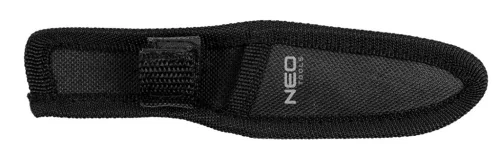 NEO Túlélő kés, full-tang, 16.5 cm, rozsdamentes acél, gumírozott markolat, penge: 9.4cm (63-106)