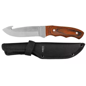   NEO Túlélő kés, full-tang, 24 cm, rozsdamentes acél, bambusz nyél, penge:14.5cm (63-116)