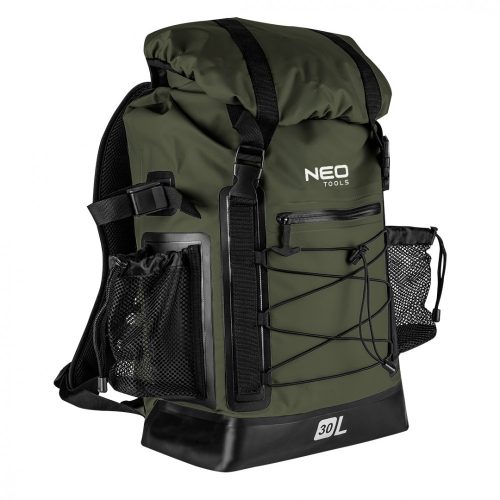 NEO Vízálló hátizsák 600D, 30L, 32x63x18cm, sötétzöld (63-131)