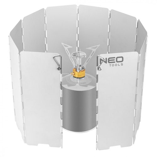 NEO Szélárnyékoló kemping gázégőhöz, 840(ker)x240mm(mag) (63-142)