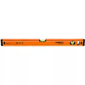 NEO Vízmérték 60 cm, 2 libella, 1 mart talp (71-062)