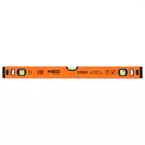NEO Vízmérték, alu, 3 libellás, S 300, 60cm (71-132)
