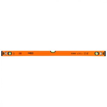   NEO Alumínium vízmérték S 300, 3 libellás, 100 cm (71-134)