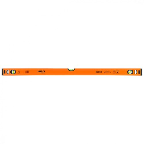 NEO Alumínium vízmérték S 300, 3 libellás, 100 cm (71-134)