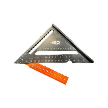 NEO Derékszög vonalzóval, alumínium (72-105)