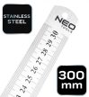 NEO Acél vonalzó 30 cm rozsdamentes (72-213)
