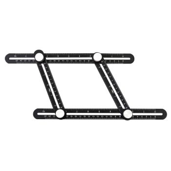   NEO Szögmásoló és vonalzó, 4 oldalas, alumínium (72-350)