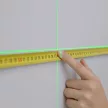 NEO Lézeres szintező, 3D önbeálló keresztvonallézer, 360°, 12 lézervonal, 25m hatótáv, akku, tartozékok, táska, zöld (75-140)