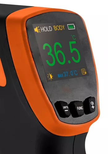 NEO Infravörös hőmérő, 32 - 42,9 °C, folyadék, levegő, test (75-270)