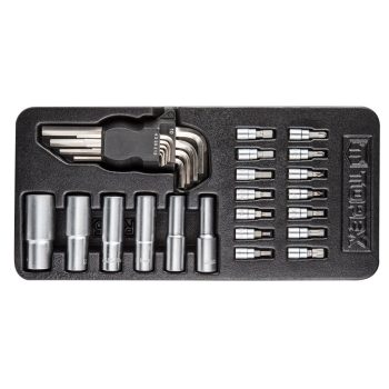   TOPEX Szerszámkészlet 29db, műhelykocsitálcával (79R515)