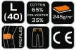 NEO Női munkanadrág, 65% pamut, 35% polyester, 245 g/m2, L (80-220-L)