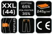 NEO Női munkanadrág, 65% pamut, 35% polyester, 245 g/m6,XXL (80-220-XXL)