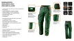 NEO Munkanadrág olíva, 60% pamut, 40% polyester, 255 g/m2,xS (81-222-XS)