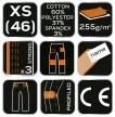 NEO Munkanadrág, terepmintás, CAMO, Camo URBAN, 60% pamut, 37% poliészter, 3% elasztán, XS (81-232-XS)