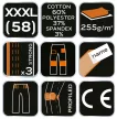 NEO Munkanadrág, terepmintás, CAMO, Camo URBAN, 60% pamut, 37% poliészter, 3% elasztán, XXXL (81-232-XXXL)