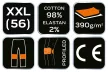 NEO Farmer munkanadrág, fekete, XXL (81-236-XXL)