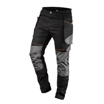   NEO Munkanadrág karcsúsított(slim fit), 60% pamut, 37% polyester, 285 g/m2, lecsatolható szerszámzsebek, M (81-239-M)