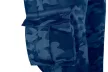 NEO Kantáros munkanadrág tengerészkék terepmintás, Camo, Navy, 60% pamut + 40% poliészter (81-243-XS)