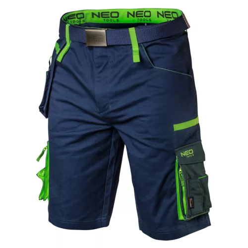 NEO Rövid munkanadrág övvel, PREMIUM, 62% pamut, 35% polyester, 3% elastane,xS (81-276-XS)