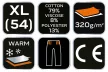 NEO Melegítő nadrág, COMFORT, szürke, 79% pamut, XL (81-280-XL)