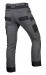 NEO Munkásnadrág Mix&Match Canvas, 280g/m2, külső zsebek, Cordura részek, fényvisszav. betétek, szürke-fek., M (81-350-2-M)