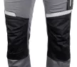 NEO Munkásnadrág Mix&Match, 240g/m2, külső zsebek, profilozott térdbetét, fényvisszav. betétek, szürke-fek., XXL (81-351-2-XXL)