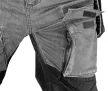 NEO Farmer munkásnadrág, Denim, 82% pamut, Oxford szövet, Cordura betétek, cippzáras zsebek, szürke-fekete, M (81-361-2-M)