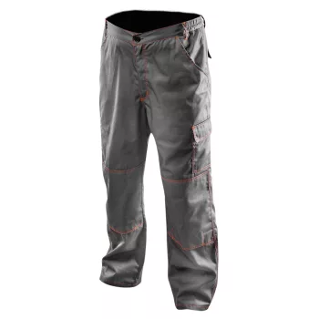   NEO Munkanadrág, BASIC, XL/56, 35% pamut, 65% polyester, 245 g/m2, Többfunkciós zsebek,térdprotektor zseb (81-420-XL)