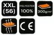 NEO Munkadzseki, polár, zöld, XXL (81-504-XXL)