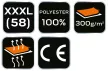 NEO Munkadzseki, polár, zöld, XXXL (81-504-XXXL)