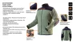 NEO Polár munkadzseki olíva, 100% poliészter, 300g/m2,XXL (81-505-XXL)