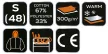 NEO Munkapulóver, kapucnival PREMIUM, kétrétegű, 67% pamut + 33% poliészter, S (81-511-S)
