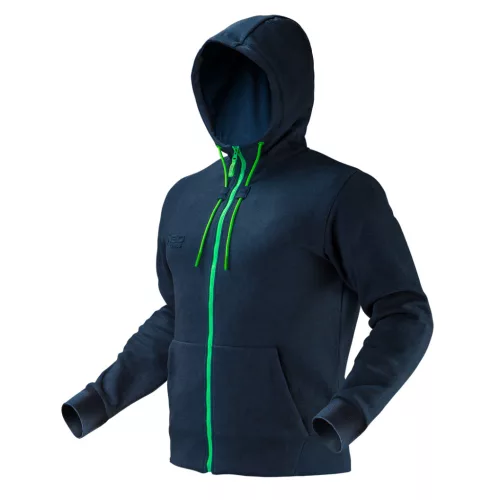 NEO Munkapulóver, kapucnival PREMIUM, kétrétegű, 67% pamut + 33% poliészter,XXL (81-511-XXL)