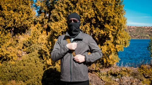 NEO Munkavédelmi pulóver, OUTDOOR, cippzáras, szürke, XL (81-515-XL)