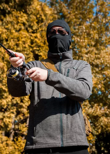 NEO Munkavédelmi pulóver, OUTDOOR, cippzáras, szürke, XL (81-515-XL)