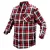 NEO Flanel ing, piros-fekete-fehér, 100% pamut, M (81-540-M)