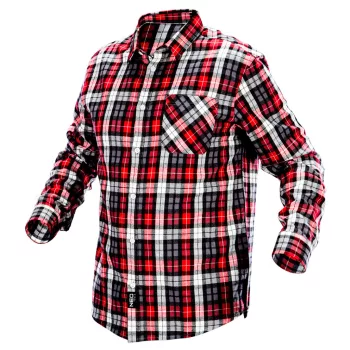   NEO Flanel ing, piros-fekete-fehér, 100% pamut,XL (81-540-XL)