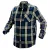 NEO Flanel ing, kék-oliva-fekete, 100% pamut, S (81-541-S)