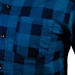 NEO Flanel ing, tengerészkék-fekete, 100% pamut, L (81-545-L)