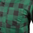 NEO Flanel ing, zöld-fekete, 100% pamut, L (81-546-L)